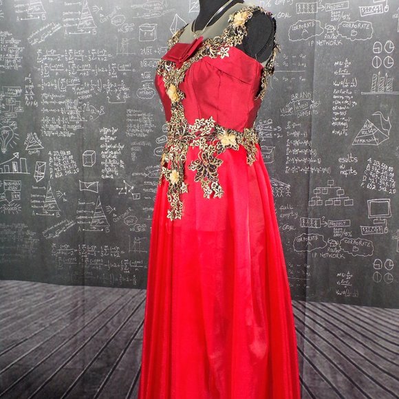 Embellished Sequin Maxi Sleeveless Eve Dress - Picture 5 of 8